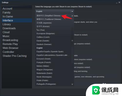 怎么设置steam Steam中文设置教程