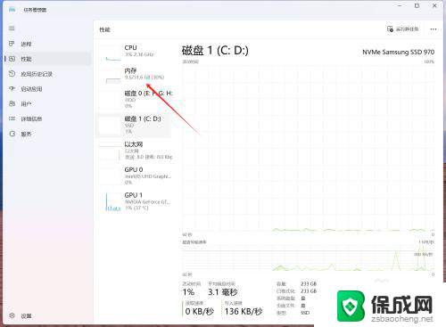 如何看回收站大小win11 Windows11内存条信息怎么查看