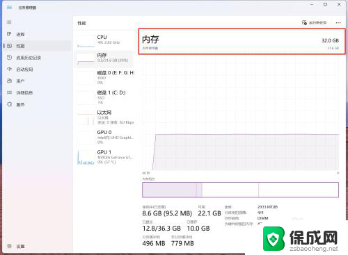 如何看回收站大小win11 Windows11内存条信息怎么查看