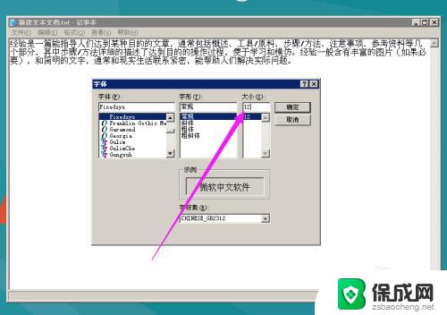 记事本能改变字体大小吗 记事本字体大小怎么调节