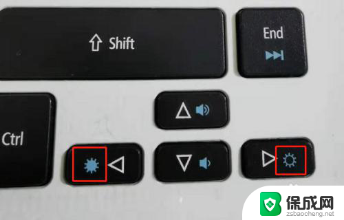 电脑显示屏调亮度按键 笔记本电脑调节亮度的键不起作用了怎么调整显示亮度
