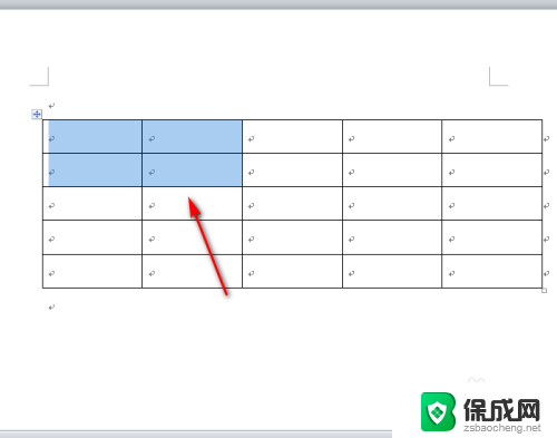 word中如何合并单元格 Word文档如何合并单元格