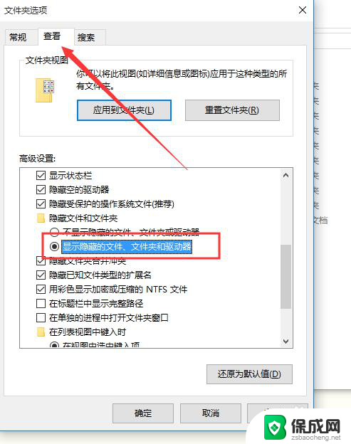 w10怎么看隐藏文件 win10显示磁盘中的隐藏文件方法