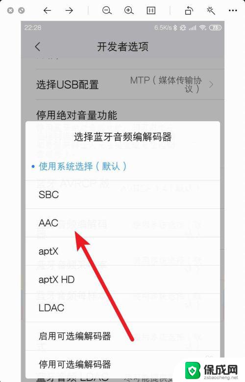 手机蓝牙音频怎么设置 小米手机蓝牙音频编解码器设置方法