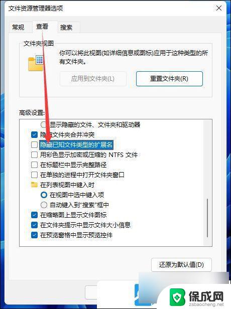 win11如何设置文件名后缀显示 Windows 11文件后缀名格式修改