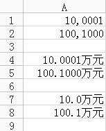 wps设置单元格数值以万元为单位 wps单元格设置数值格式为万元