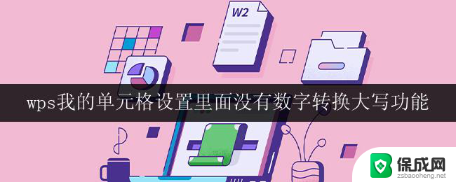 wps我的单元格设置里面没有数字转换大写功能 wps表格中没有数字转换为大写的功能