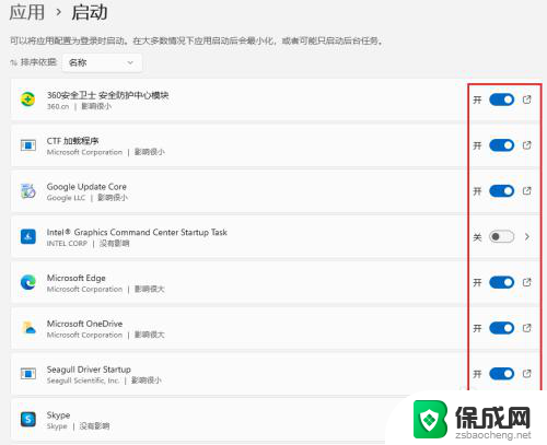 win11应用开机自启动怎么关闭 Win11如何取消开机自动启动程序