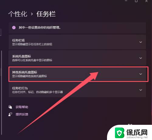 win11其他系统托盘 Win11系统托盘图标设置方法