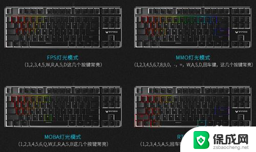 rapoo键盘怎么关闭灯光 雷柏v500pro灯光设置方法