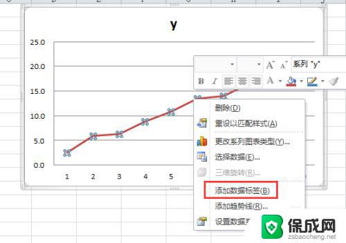 图标怎么显示数值 如何在图表中显示数字标签