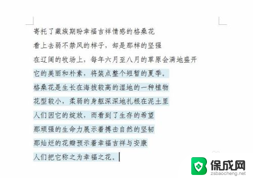 如何去除wps文档中的底纹颜色 wps文字底纹颜色设置教程