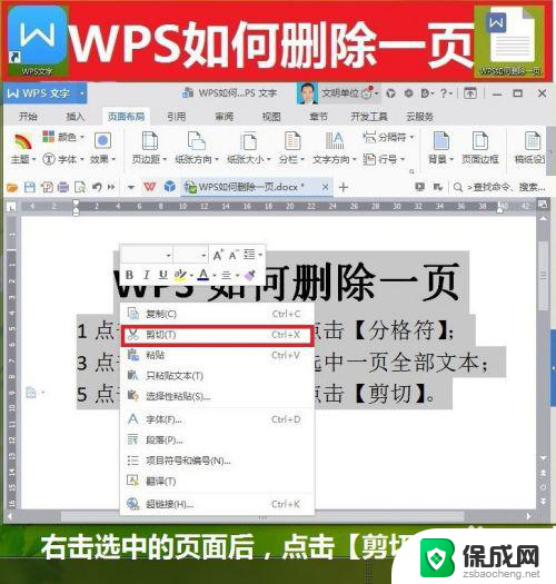 wpsword删除页面 WPS如何删除多余页面