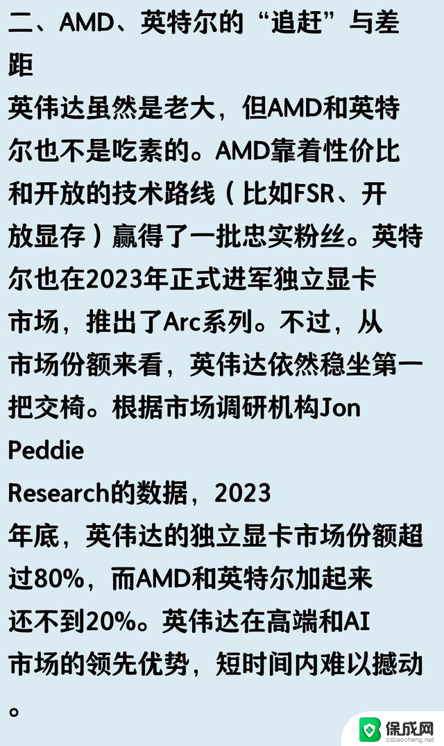 英伟达（Nvidia）可能在今年年初主导GPU市场，竞争对手难以匹敌